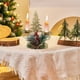 thumbnail image 4 of pstuiky Adorno navideño de ventana/escritorio con candelabro doble de hierro dorado, 4 of 6