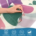 thumbnail image 5 of Yayeee Kitchen Curtains Tier Set of 2 Light Filtering 57"x24" Over Sink Window Panels, Purple Clover Pattern, 5 of 7