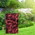 thumbnail image 2 of Wukai Red Line Print Garden Flag 12.5x18 Inch Double Sided Sun-resistant Rain-resistant, Wrinkle-resistant Colorfast(Only Flag), 2 of 7