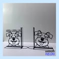 thumbnail image 4 of Handmadetneonsign Miniature Schnauzer Dog Metal Bookends, Dog Name Bookend, Dog Table Bookshelf Decor 78973, 4 of 4