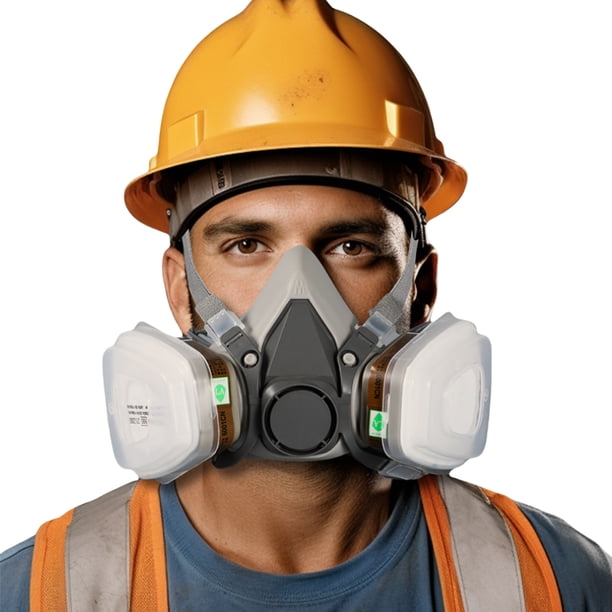 6200 Máscara Antigás A Prueba Polvo Cara Protección Formaldehído Filtro Seguridad