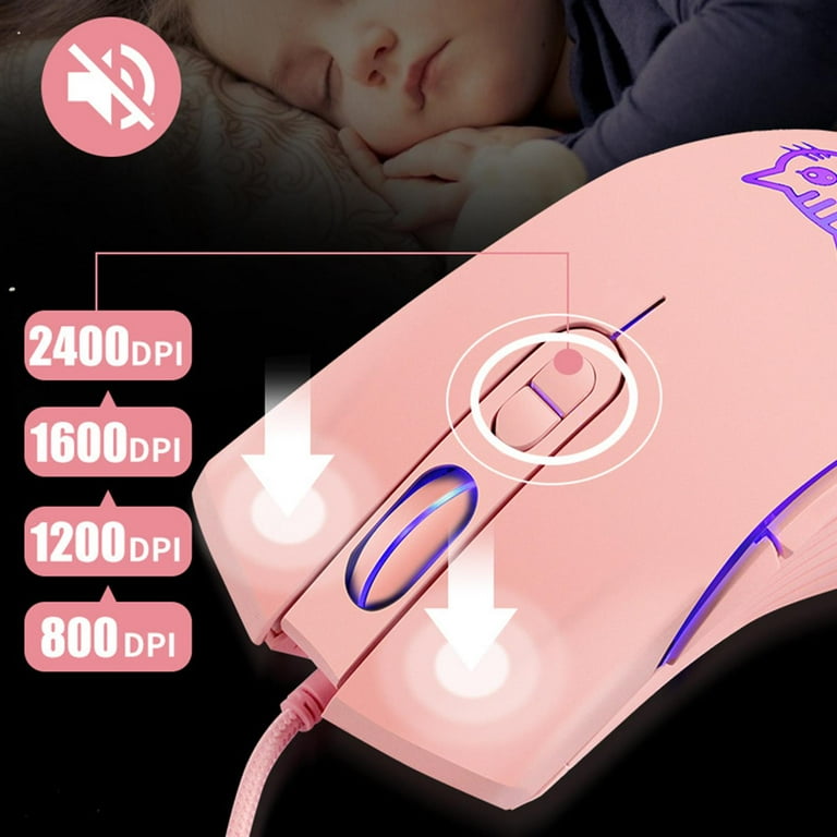 マウス Zxpjkyu-Cute-K2-Wired-Gaming-