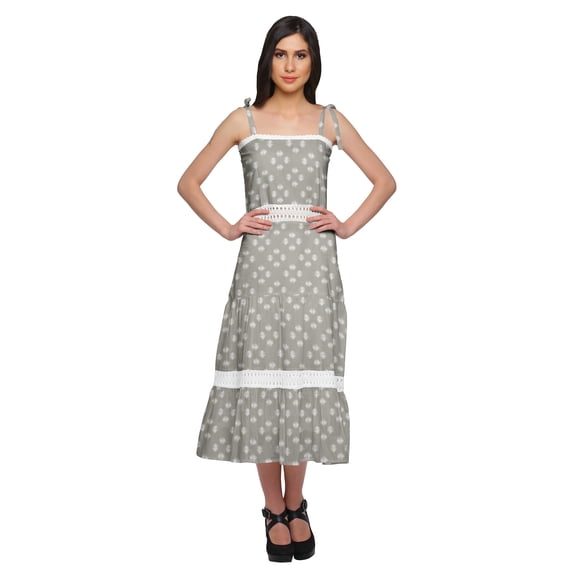 Moomaya Shoulder Strap Dresses For Women Casual Sleeveless Plus Size Clothing