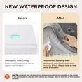 thumbnail image 5 of U by Bedsure Orthopedic Dog Sofa Bed for Large Dogs - Egg Crate Foam Pet Couch, Bolster Sides, Waterproof Washable Cover, Non-Skid, Grey, 35", 5 of 12