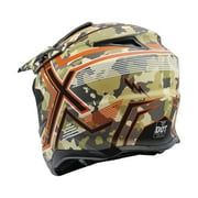 TCMT DOT Dirt Bike Helmet Full Face Adult Motorcross Helmet for Atv Offroad Street Dirt Bike Camouflage XL Size