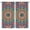 Ethnic Mandal, variant on Boho Chic Mandala Curtains 2 Pack 42x84 Inch Rod Pocket Tier Paisley Floral Window Decor