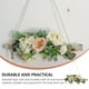 thumbnail image 1 of onlyliua Promoción de Temporada Decoración de Flores Artificiales Estilo Corona de Flores Decorativa Colgante de Pared, 1 of 6