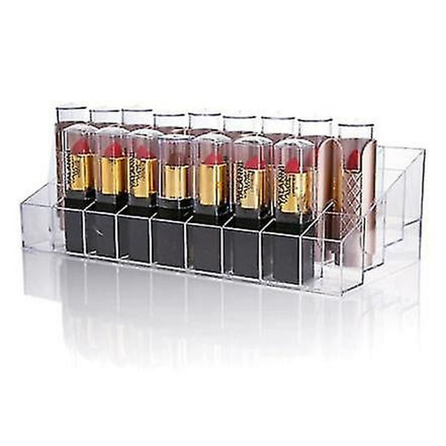 Organizador de cosméticos, neceseres y maquillaje, 36 cuadrículas, acrílico