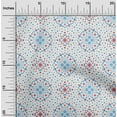 thumbnail image 1 of oneOone Cotton Flex Light Blue Fabric Floral|Heart & Dots Fabric For Sewing Printed Craft Fabric By The Yard 40 Inch Wide, 1 of 4