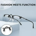 thumbnail image 4 of VIEWBETTER 3 Pack Clip On Blue Light Blocking Glasses for Eyes Strain/Light-Sensitive Flip Up Computer Gaming Glasses CBL1007, 4 of 7