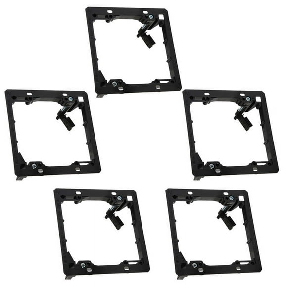Arlington LV2 5-Pack 2-Gang Low Voltage Mounting Plate for 1/4" - 1" Thick Walls