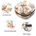 thumbnail image 3 of Sanitary Napkin Storage Bag for Girls Women, Portable First Period Pads Bag Tampons Holder Girls Travel Makeup Bag, Large Capacity Bird Butterfly and Flower Leaf Branch, 3 of 6