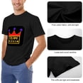 thumbnail image 6 of Team Jesus Vibrant Men's Cotton Short Sleeve HD Print Tee for Casual T-Shirt Crew Neck Top Black XL, 6 of 7