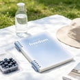 thumbnail image 5 of Detachable Coil Notebook, Gradient Transparent Cover with Rearrangeable Pages for Notes and Journaling, Blue, 5 of 6