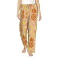 thumbnail image 2 of Lsque Pineapples Print Women's Pajama Pants, Lounge Pant - Comfortable Home Wear,Elastic Waistband, Stylish Design-X-Large, 2 of 9