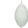 thumbnail image 3 of Northlight 5.5" White Glitter Spiral Coiled Wire Finial Christmas Ornament, 3 of 3
