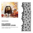 thumbnail image 3 of AURARMLET 3Pcs Black Spider Web Lampshade Cover Lace Festival Lighting Decoration, 3 of 3