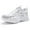 White, variant on Women Walking Shoes Lightweight Casual Sneakers for Gym Travel Work