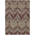 thumbnail image 2 of Addison Rugs Chantille Indoor/Outdoor Transitional Ikat Burgundy Washable Rectangle Rug, 5' x 7'6", 2 of 6