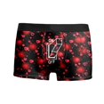 thumbnail image 5 of Yuncity Mens Valentines Day Boxer Briefs Underwear Printed Red Bubble Love Rose Shorts Mid Waist Soft Underpants Black L, 5 of 5
