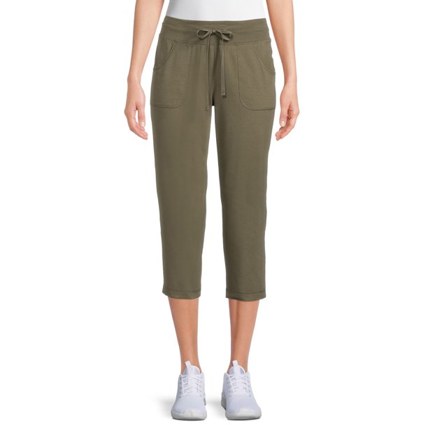 Athletic Works Women's Core Knit Capri With Front Pockets
