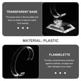 thumbnail image 4 of 10Pcs Watch Display Stand Transparent Watch Holder Plastic Bracelet Stand Stable Watch Rack, 4 of 8