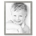 thumbnail image 2 of ArtToFrames 26" x 32" Classic Silver Picture Frame, 26x32 inch Silver Wood Poster Frame (WOM-4926), 2 of 7