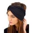 thumbnail image 2 of 10 diademas anchas para mujer, grandes, elásticas, antideslizantes, ideales para hacer deporte y entrenar., 2 of 5