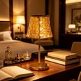 thumbnail image 6 of EDHITNR Retro Metal Table Lamp Rechargeable Touch Control with Crystal Accents for Bedroom Bedside Nightstand Ambient Lighting, 6 of 6