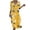 Yellow 17, variant on Karymi Floral Print V Neck Midi Dress, Hollow Out Cutout Trim 3/4 Sleeve Empire Waist Loose Flowy Casual Summer Vacation Sundress Summer Dresses for Women