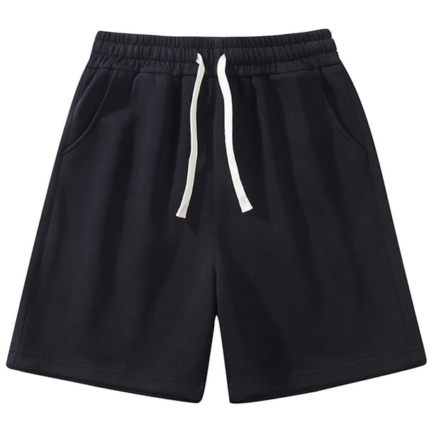 Mens Casual Shorts Loose Workwear Shorts Pantalones Deportivos Al Aire Libre de Verano de Algodón, Medio Pantalones Cortos para el Uso Casual Diario