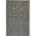 thumbnail image 1 of EORC REH43CH5X8 5 x 8 ft. Punja Killim Contemporary Area Rug, Charcoal, 1 of 8