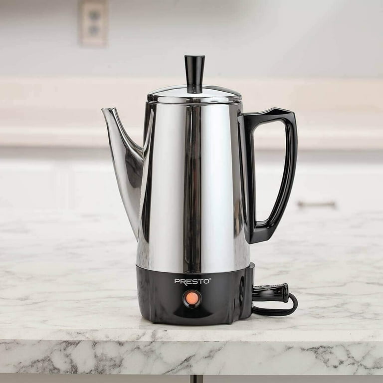 presto, Kitchen, Presto 2 Cup Coffee Maker Percolator Stainless
