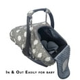 thumbnail image 3 of Carseat Cover for baby, infant car seat Cover Canopy,easy in and out, kick proof, Grey clouds;, 3 of 7