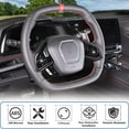 thumbnail image 4 of TINKI Steering Wheel Button Frame Cover Fit for Chevrolet Corvette C8 Stingray 2020-2023, ABS Car Steering Wheel Panel Protection Frame Molding Sticker Trim, 4 of 6