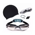 thumbnail image 2 of Set de natación con gafas, gorro y tapón para orejas y nariz, 2 of 7