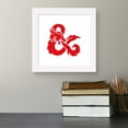 thumbnail image 4 of Gallery Pops Dungeons & Dragons: Honor Among Thieves - Red Ampersand Wall Art, White Framed Version, 12" x 12", 4 of 5