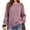 Inverlee Pink-Sweaters, variant on Inverlee Womens Crewneck Long Sleeve Ribbed Button Shoulder Pullover Loose Soft Knit for Casual Daily Sweater Oversized Relaxed Fit Autumn Layering BlouseS-XXL