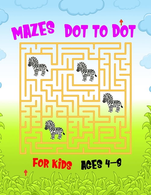 Mazes Dot to Dot For Kids Ages 48 An Cute Mazes And Dot to Dot