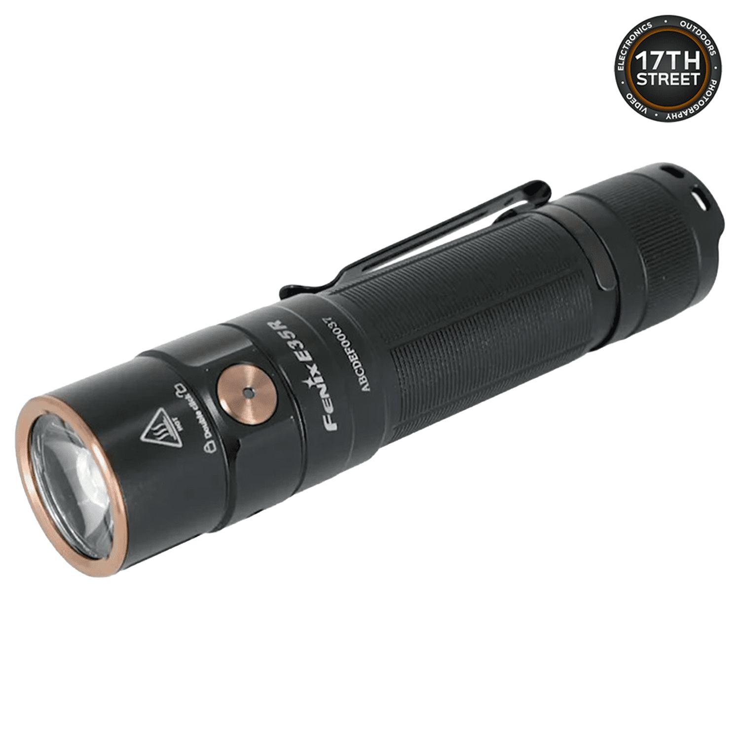 Fenix E35R Magnetic Tail EDC Flashlight - 3100 Lumens EDC & Six Lighting Modes, USB Type-C Rechargeable - Single Side Switch Light with Dual USB Ports 2.4A Wall Charger and Cleaning Cloth -Bundle Kit