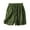Green, variant on Youmylove Comfort Womens Shorts Summer Thin Linen Shorts Retro Hollow Lace Elastic Waist Casual Pants Leisure Beach Shorts