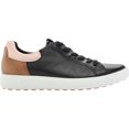 thumbnail image 2 of Women's ECCO Soft 7 Street Sneaker Black/Rose Dust/Lion Full Grain Leather 38 M, 2 of 6