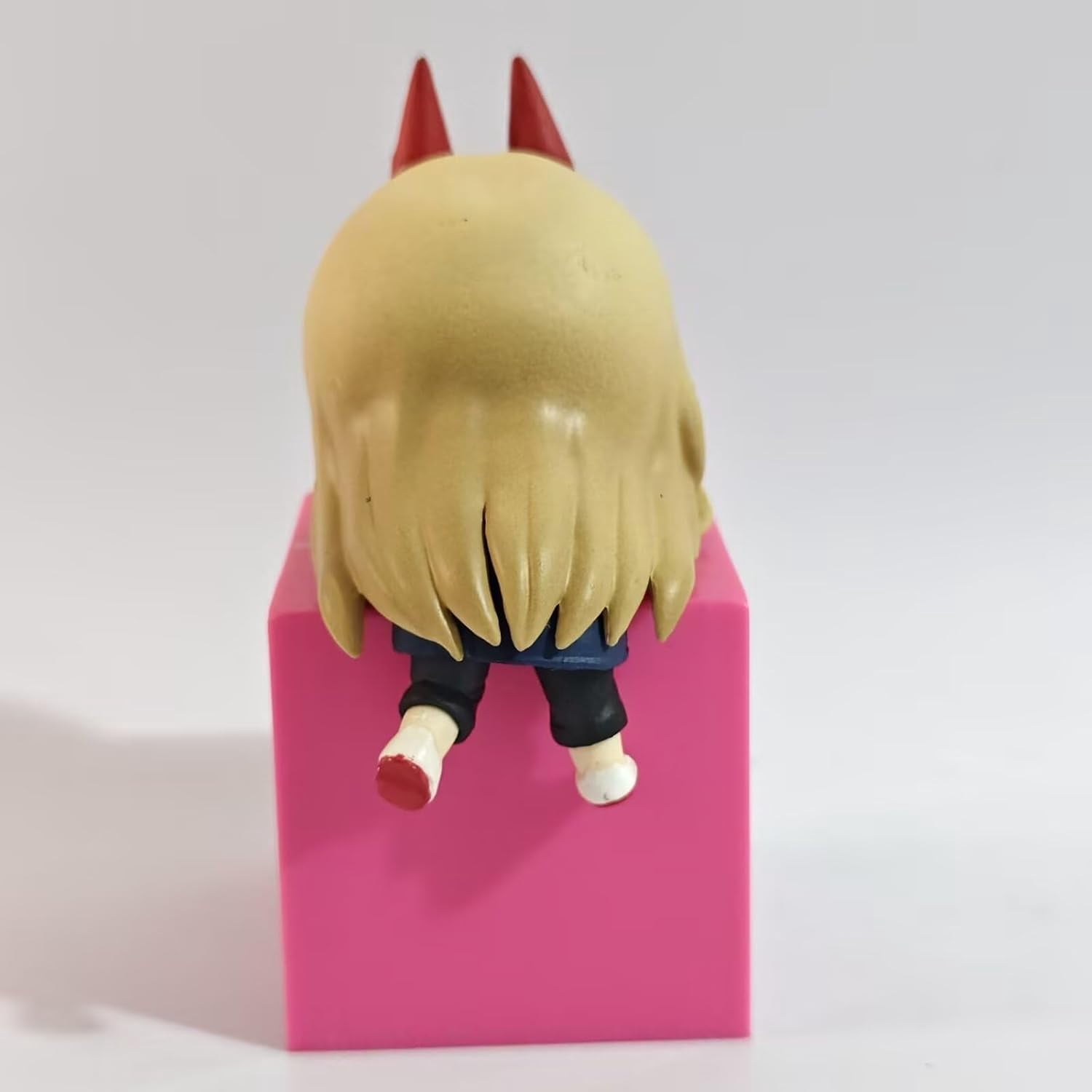 Newly Denji Pava Machima Figure Lying Q Version Denji Pava Machima Anime Figures 10cm/3.9inch PVC Character Decoration Gifts (Pava)