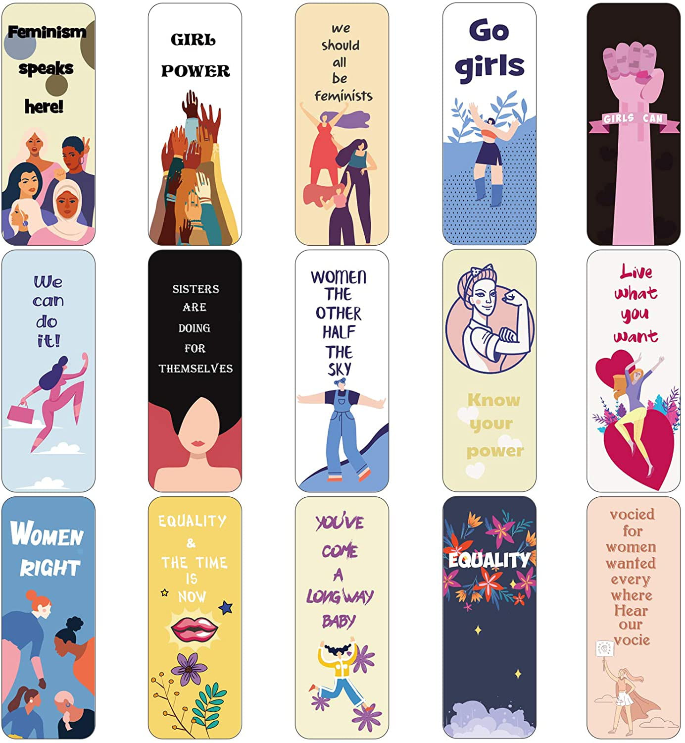 Girls and Lawyers. 30 Pieces Motivation Quotes Magnetic Bookmarks,Feminist Judge,Women Power Feminist Gifts,Encouraging Bookmarks Positive Magnetic Page Clips Bookmark Perfect for Women 