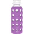 thumbnail image 1 of Botella de agua Lifefactory LF210014C4 vidrio 9 onzas con funda de silicona y tapa plana, 1 of 5