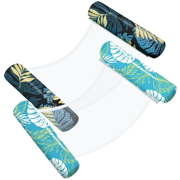 Pool Floats Tavaleu, balsas inflables 4 en 1, paquete de 2 para piscina