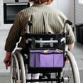 thumbnail image 3 of OULII Walker Bag for Seniors Violet Oxford Cloth Hanging Storage Pouch Practical Use, 3 of 8