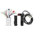 thumbnail image 1 of Controlador de velocidad para bicicleta eléctrica de 350 W con función de marcha atrás y acelerador de tres velocidades para actualización a 24 V y 36 V., 1 of 14