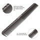 thumbnail image 4 of Peine de pelo de aluminio espacial Peine de peluquería profesional Peine de corte de pelo Peine de Metal dorado, 4 of 8