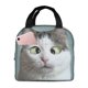 thumbnail image 1 of Disketp Funny Cat Bolsa Térmica para Almuerzo para Hombre y Mujer, Ideal para Trabajo, Senderismo y Picnic, 1 of 8